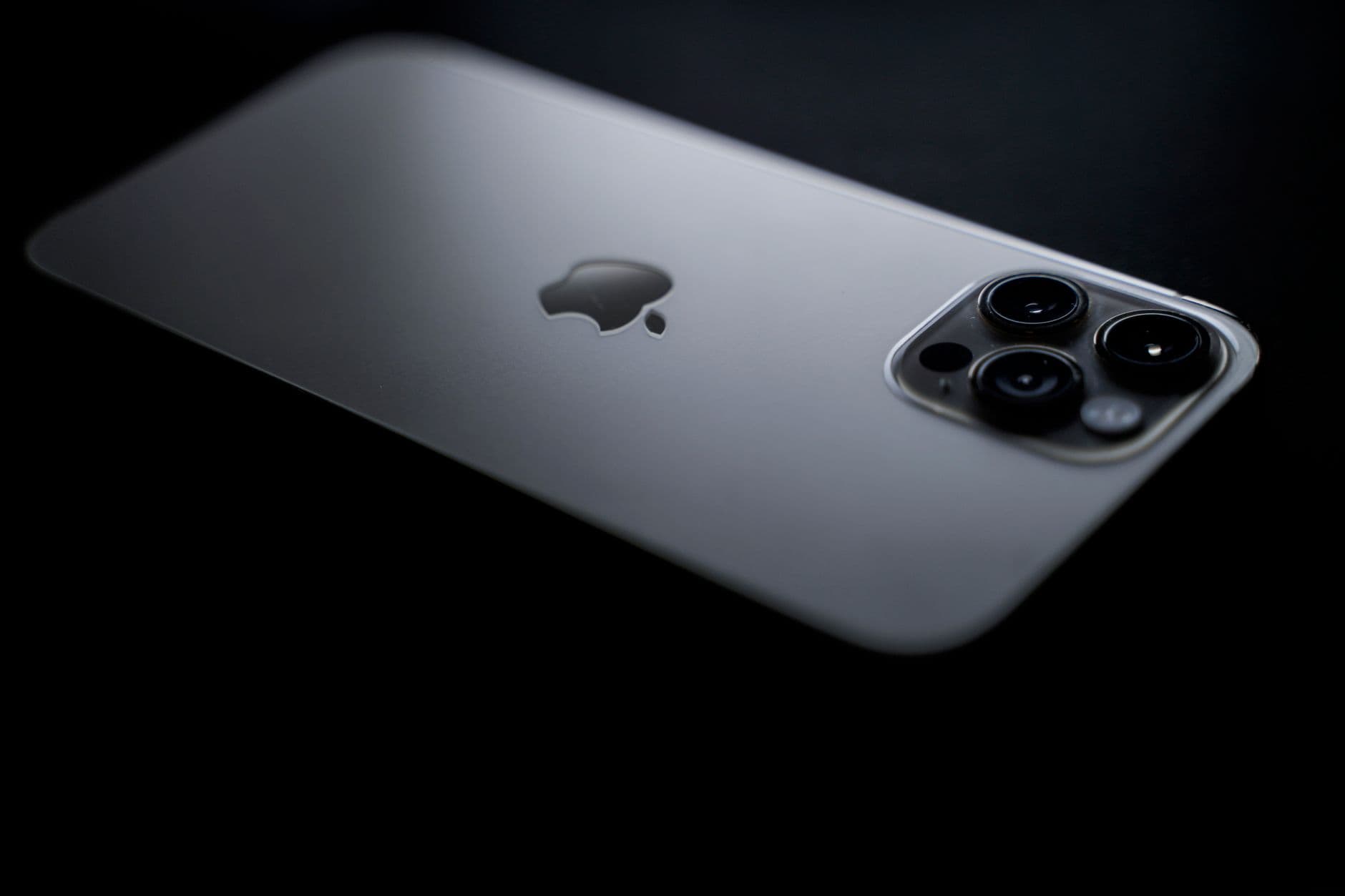 Close-up of an iPhone's rear camera module